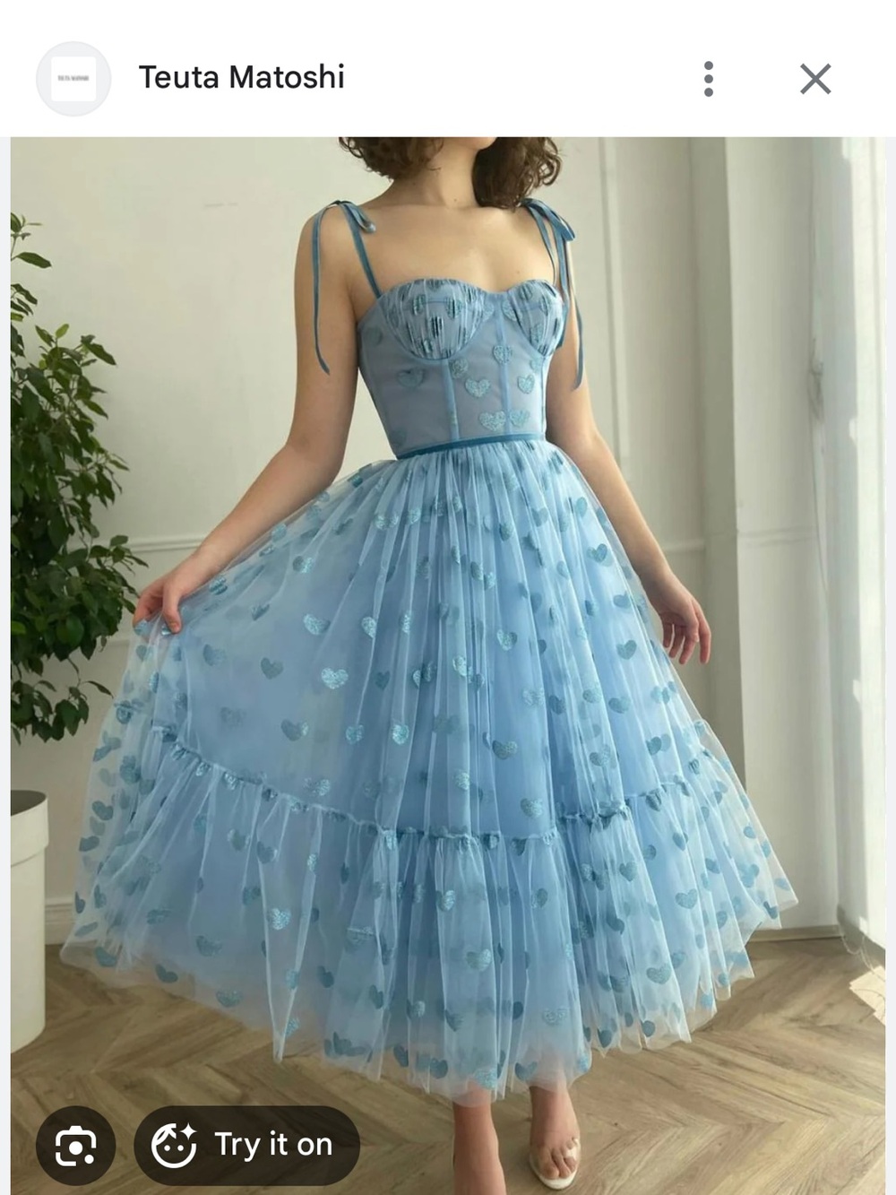 Teuta Matoshi heart dress